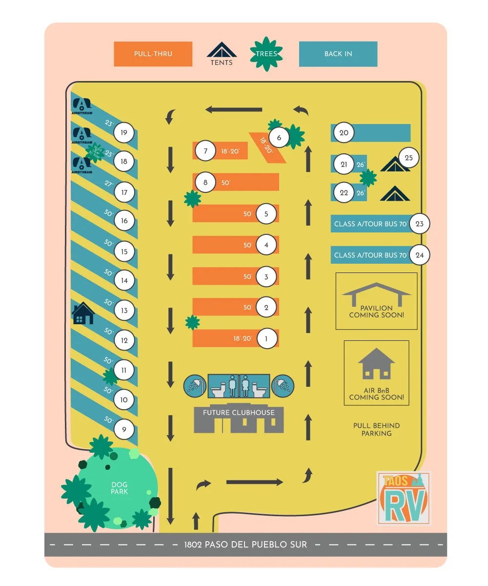 Taos Park Map